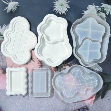 Joy Ngôi Sao Khay Khuôn DIY Đám Mây - Khuôn Đúc Silicon Trang Trí Đá Giá ưu đãi