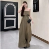 Jumpsuit quây cup ngực chiết eo, quần ống rộng trẻ trung sang trọng - Giá chỉ 324.000đ
