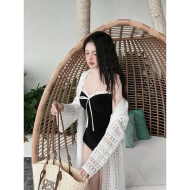 Jumsuit bodysuit đi biển kèm áo choàng - Thiết kế thời trang, thoải mái, giá chỉ 168.000₫ 4