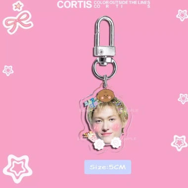 Kawaii Kpop CORTIS KEONHO Keychain Cute Acrylic SEONGHYEON JUHOON JAMES MARTIN Key Ring For Bag Fun Gift Merch 10