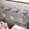 Kệ Đồ Nhà Tắm Trong Suốt Hình Nơ - Hộp Đựng Mỹ Phẩm Treo Tường Đáng Yêu, Decor Phòng Tắm 9