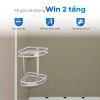 Kệ góc nhà tắm Win QUI PHÚC inox 201 cao cấp không gỉ 2 tầng tiết kiệm không gian 125.090₫ 3