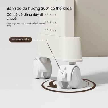Kệ sách đa năng di động cho trẻ em, lưu trữ trên sàn, dưới bàn, nhiều lớp - Giá ưu đãi 525.000₫