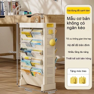 Kệ sách đa năng di động cho trẻ em, lưu trữ trên sàn, dưới bàn, nhiều lớp - Giá ưu đãi 525.000₫ 10 Kệ sách đa năng di động cho trẻ em, lưu trữ trên sàn, dưới bàn, nhiều lớp - Giá ưu đãi 525.000₫ 10