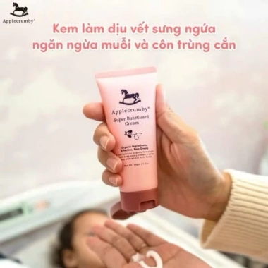 Kem Applecrumby Super BuzzGuard 50ml - Giảm sưng ngứa, ngừa muỗi côn trùng, Giá ưu đãi 320.000đ
