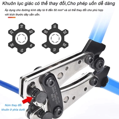 Kềm bấm đầu cos MONQIQI MSP-HX-50B 6-50mm – Chuẩn chất, giảm còn 279.300 VND 3