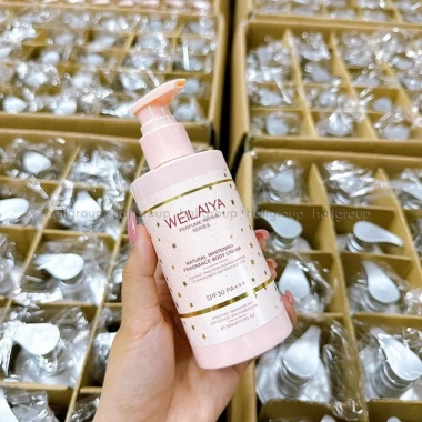 Kem Body Nâng Tone Hoa Hồng Weilaiya 200ml Dưỡng ẩm, Tăng sáng da, Giá 480.000₫ 2