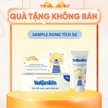 Kem bôi dịu da cho bé Kutieskin 5gr - Hàng tặng, giảm giá 18% chỉ 990.000₫ 2