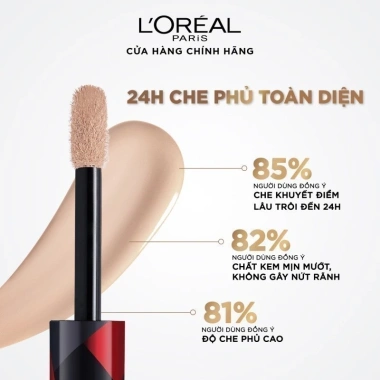 Kem Che Khuyết Điểm L'Oreal Paris Infallible Full Wear 10ml - Độ Che 100%, Không Lo Trôi, Giá 259k