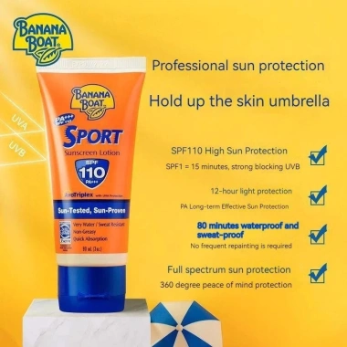 Kem chống nắng Banana Boat Sports Sweatproof SPF100+ PA+++ 90ml - Giá chỉ 115.000đ, bảo vệ da siêu mạnh 5 Kem chống nắng Banana Boat Sports Sweatproof SPF100+ PA+++ 90ml - Giá chỉ 115.000đ, bảo vệ da siêu mạnh 5
