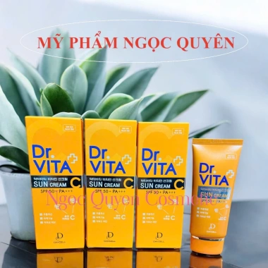 Kem chống nắng Dr.Vita Day Cell SPF50+ PA+++ - Bảo vệ da toàn ngày, không bít tắc, giảm giá 280k 2 Kem chống nắng Dr.Vita Day Cell SPF50+ PA+++ - Bảo vệ da toàn ngày, không bít tắc, giảm giá 280k 2