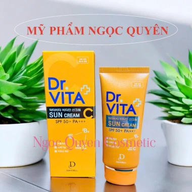 Kem chống nắng Dr.Vita Day Cell SPF50+ PA+++ - Bảo vệ da toàn ngày, không bít tắc, giảm giá 280k