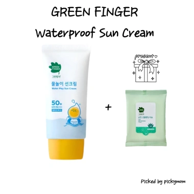 Kem chống nắng GREEN FINGER Water Play SPF50 PA+++ 50ml - Chống nước, nhẹ nhàng, tươi mát, bảo vệ trẻ em lâu trôi
