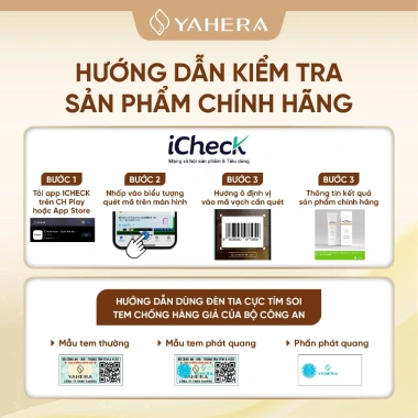 Kem Chống Nắng Phổ Rộng YAHERA SPF50+ PA++++ - Nâng Tone Da, Giá Sale 250K 8 Kem Chống Nắng Phổ Rộng YAHERA SPF50+ PA++++ - Nâng Tone Da, Giá Sale 250K 8