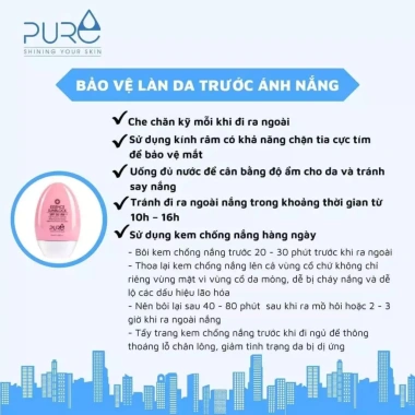 Kem chống nắng Pure Essence 50ml SPF cao không gây bít tắc, giảm giá chỉ 439.000đ 6 Kem chống nắng Pure Essence 50ml SPF cao không gây bít tắc, giảm giá chỉ 439.000đ 6