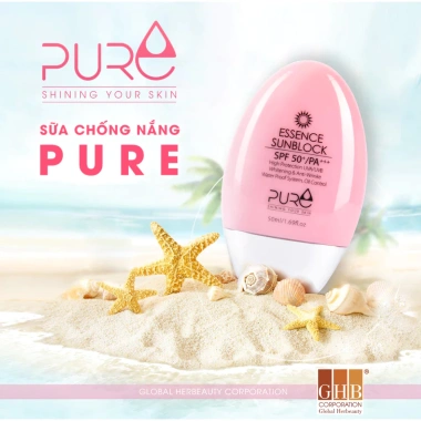 Kem chống nắng Pure Essence 50ml SPF cao không gây bít tắc, giảm giá chỉ 439.000đ 8 Kem chống nắng Pure Essence 50ml SPF cao không gây bít tắc, giảm giá chỉ 439.000đ 8