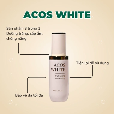 Kem Chống Nắng Trang Điểm Acos White - Nâng Tone, Kiềm Dầu, Bảo Vệ Da - Giảm 44k còn 166500đ 5