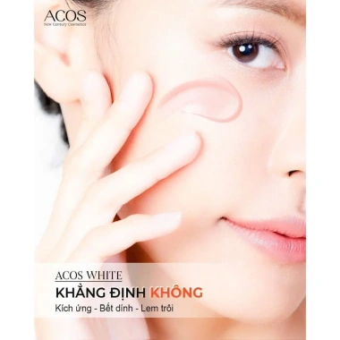 Kem Chống Nắng Trang Điểm Acos White - Nâng Tone, Kiềm Dầu, Bảo Vệ Da - Giảm 44k còn 166500đ 9