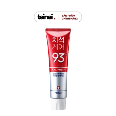 Kem Đánh Răng Median IQ 93% Trắng Răng Màu Đỏ 120g Chính Hãng - Giá 65.000 đồng
