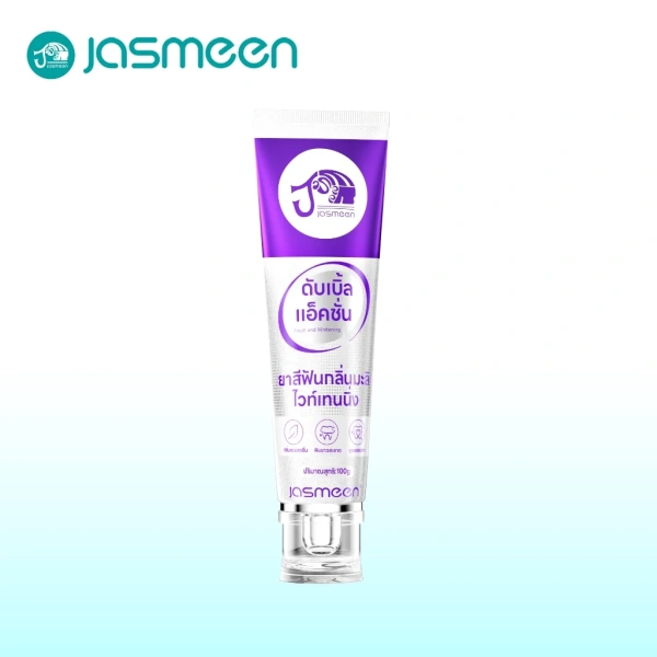 Hình ảnh sản phẩm Kem Đánh Trắng Răng Tự Nhiên JASMEEN Bạc Hà Lài - Giảm Mùi Hôi Miệng Hiệu Quả 100g Giá Tốt