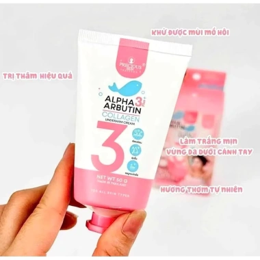 Kem Dưỡng Alpha Arbutin 3+ 50g - Làm sáng, mịn vùng da dưới cánh tay, chỉ 149k