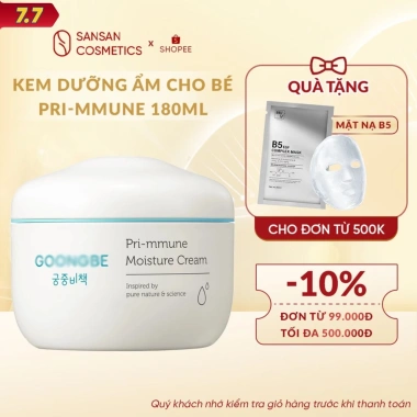 Kem Dưỡng Ẩm Cho Bé Pri-mmune 180ml SANSAN - Dưỡng ẩm sâu, dịu nhẹ, an toàn cho da nhạy cảm, giá chỉ 360.000đ 2 Kem Dưỡng Ẩm Cho Bé Pri-mmune 180ml SANSAN - Dưỡng ẩm sâu, dịu nhẹ, an toàn cho da nhạy cảm, giá chỉ 360.000đ 2