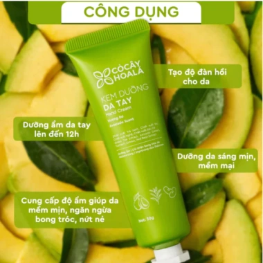 Kem dưỡng da tay Bơ Trà 30g Cấp ẩm, làm dịu, dưỡng sáng mịn Organic Cỏ Cây Hoa 3 Kem dưỡng da tay Bơ Trà 30g Cấp ẩm, làm dịu, dưỡng sáng mịn Organic Cỏ Cây Hoa 3