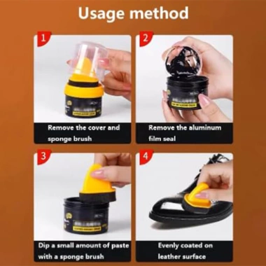 Kem dưỡng giày sáng bóng có bàn chải - Tiết kiệm lao động, giá ưu đãi 86,400₫ 5 Kem dưỡng giày sáng bóng có bàn chải - Tiết kiệm lao động, giá ưu đãi 86,400₫ 5