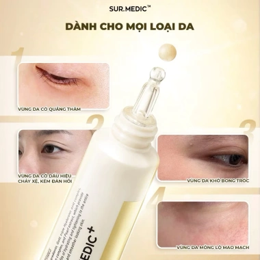 Kem Dưỡng Mắt Sur.Medic+ 35ml Giảm Nếp Nhăn, Ngăn Lão Hóa - Giá 670.000₫, khuyến mãi từ 871.000₫