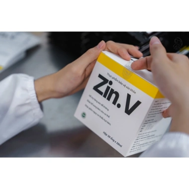 Kẽm hữu cơ Zin.V dễ uống, hấp thu nhanh - Hộp 30 ống giảm giá 300.000₫ 2