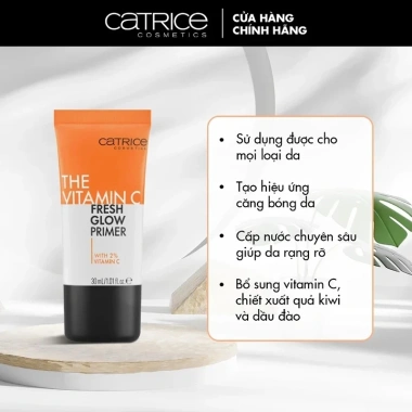 Kem Lót Kiềm Dầu Catrice Primer 30ml - Dưỡng ẩm, làm đều màu da, 209.000₫ 8 Kem Lót Kiềm Dầu Catrice Primer 30ml - Dưỡng ẩm, làm đều màu da, 209.000₫ 8