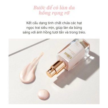 Kem lót ngọc trai Glint 30ml LG Makeup - Dưỡng ẩm, da căng mướt, sáng hồng rạng rỡ, giảm giá 439k