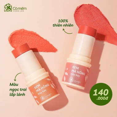 Kem Má Hồng Trang Điểm Hây Hây Mỏng Nhẹ Tự Nhiên Cỏ Mềm 5g Giá ưu đãi 153.000₫