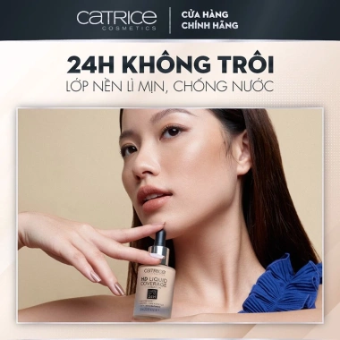 Kem Nền Kiềm Dầu Catrice HD Liquid Coverage 30ml - Che Phủ Tự Nhiên, Giá Ưu Đãi 273.000₫