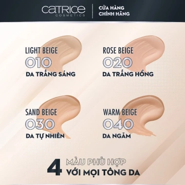 Kem Nền Kiềm Dầu Catrice HD Liquid Coverage 30ml - Che Phủ Tự Nhiên, Giá Ưu Đãi 273.000₫