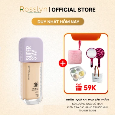 Kem nền Maybelline Superstay Lumi Matte 30H 35ml Rosslyn - Che phủ nhẹ, bền 30h, 340.000đ
