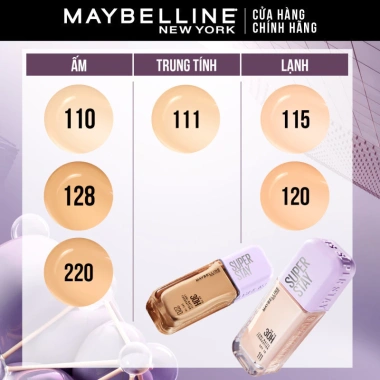 Kem nền Maybelline Superstay Lumi Matte 30H 35ml Rosslyn - Che phủ nhẹ, bền 30h, 340.000đ