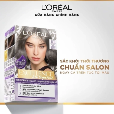 Kem nhuộm dưỡng tóc sâu màu L Oreal Paris Excellence Fashion 172ml - Giá 199.000 VNĐ giảm từ 254.720