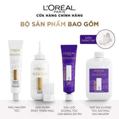 Kem nhuộm dưỡng tóc sâu màu L Oreal Paris Excellence Fashion 172ml - Giá 199.000 VNĐ giảm từ 254.720