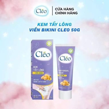 Kem Tẩy Lông Bikini CLEO 50g Từ Khoai Tây & Mật Ong - Không Đau, Giá 179k