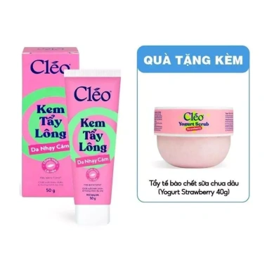 Kem Tẩy Lông CLEO Hair Removal Cream 115k - Loại bỏ lông nhanh, da mềm mịn 9