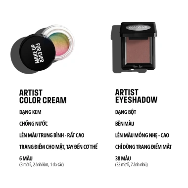 Kem Trang Điểm Đa Năng Lâu Trôi Artist Color Cream 4g - Giá ưu đãi 970.000 VND - Make Up For Ever 6 Kem Trang Điểm Đa Năng Lâu Trôi Artist Color Cream 4g - Giá ưu đãi 970.000 VND - Make Up For Ever 6
