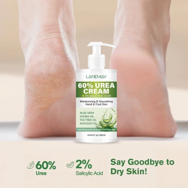 Kem Urea 60% Dưỡng ẩm Chân Tay, Ngăn Nứt Khô Giày Cao Gót, Tẩy Vết Chai