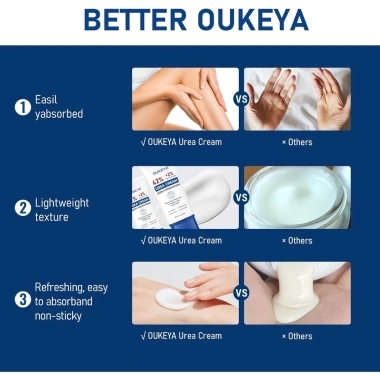 Kem Urea OUKEYA 42% - Dưỡng tay, chân, khuỷu tay, giảm nứt nẻ, loại bỏ vết chai, mềm móng, tiện mang 85g 4