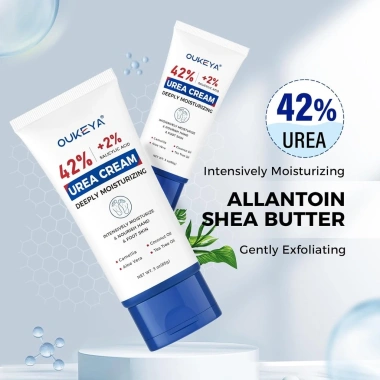 Kem Urea OUKEYA 42% - Dưỡng tay, chân, khuỷu tay, giảm nứt nẻ, loại bỏ vết chai, mềm móng, tiện mang 85g 5