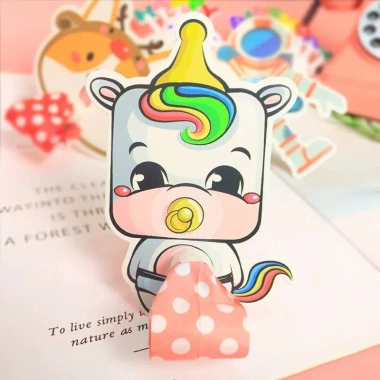 Kèn tò tí kèm sticker vui nhộn cute, hoàn hảo cho tiệc sinh nhật bé, giá chỉ 25.000₫