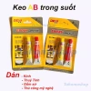 Keo AB Trong Suốt 2 Thành Phần - Dán Kính, Thủy Tinh, Sắt, Chịu Nén, Độ Bền Cao