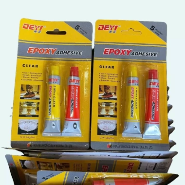 Keo AB Trong Suốt 2 Thành Phần - Dán Kính, Thủy Tinh, Sắt, Chịu Nén, Độ Bền Cao 4