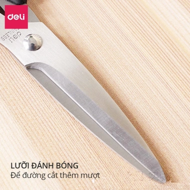 Kéo cắt Deli E6.001 - Lưỡi thép không gỉ, sắc bén bền, cắt vải, giấy, thủ công - 43.450₫