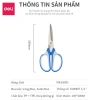 Kéo cắt Deli E6.001 - Lưỡi thép không gỉ, sắc bén bền, cắt vải, giấy, thủ công - 43.450₫ 8